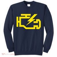 Check Engine Light  Tall Sweatshirt