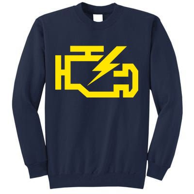 Check Engine Light  Tall Sweatshirt