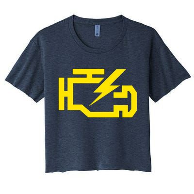 Check Engine Light  Crop Top