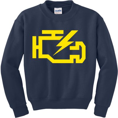 Check Engine Light  Kids Sweatshirt