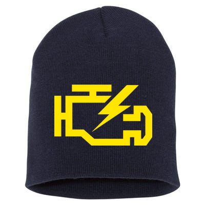 Check Engine Light  Short Acrylic Beanie