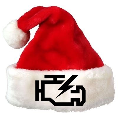 Check Engine Light  Premium Christmas Santa Hat