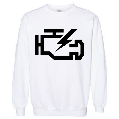 Check Engine Light  Garment-Dyed Sweatshirt
