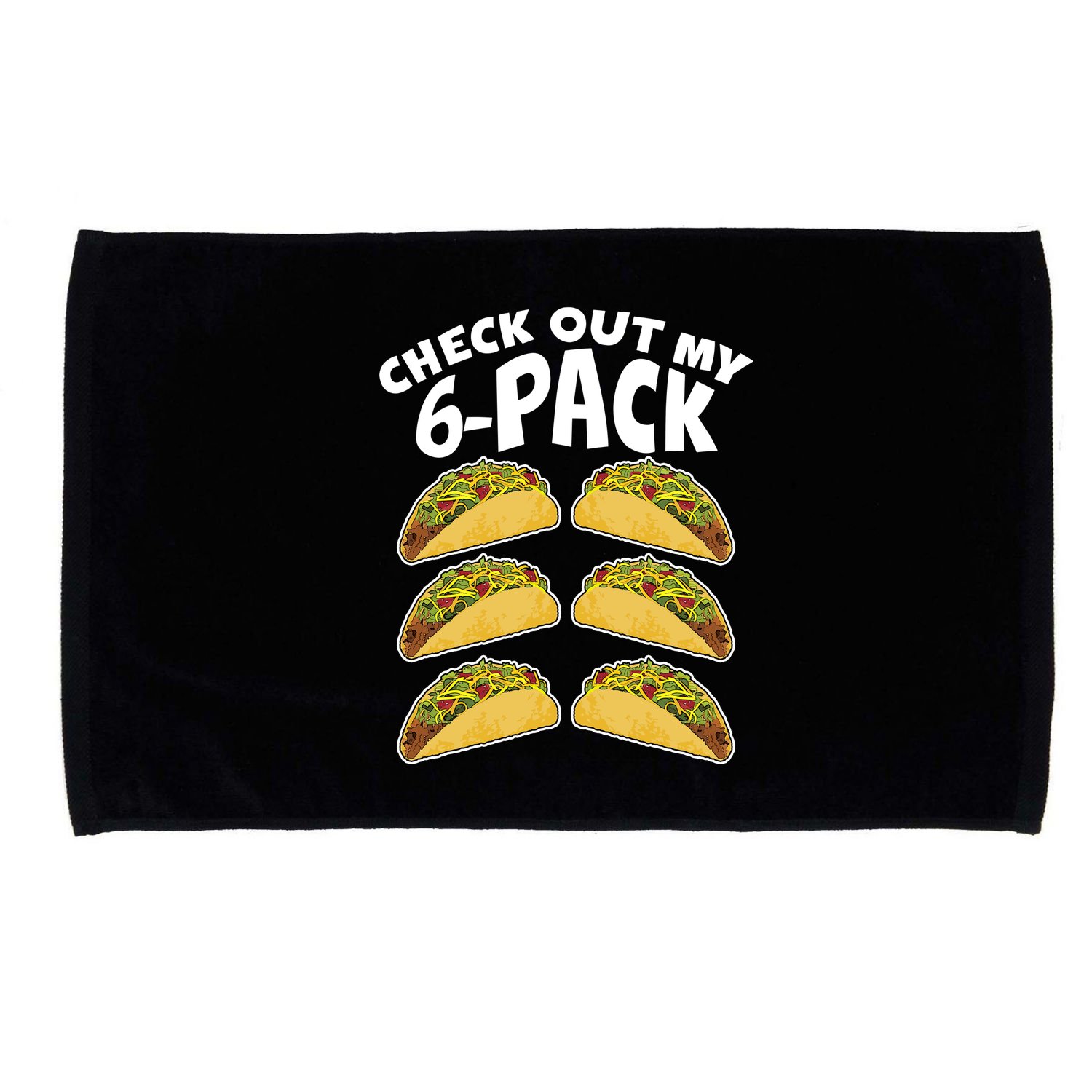Check Out My 6-Pack Tacos Microfiber Hand Towel
