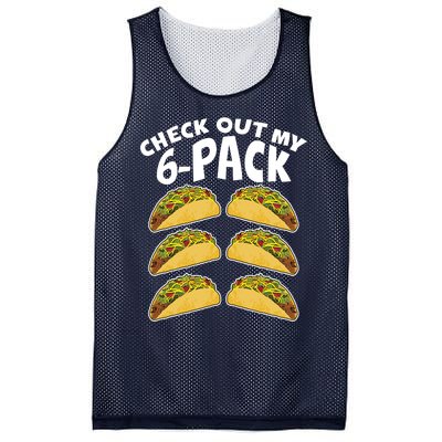 Check Out My 6-Pack Tacos Mesh Reversible Basketball Jersey Tank