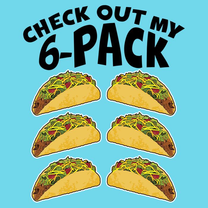 Check Out My 6-Pack Tacos Premium T-Shirt