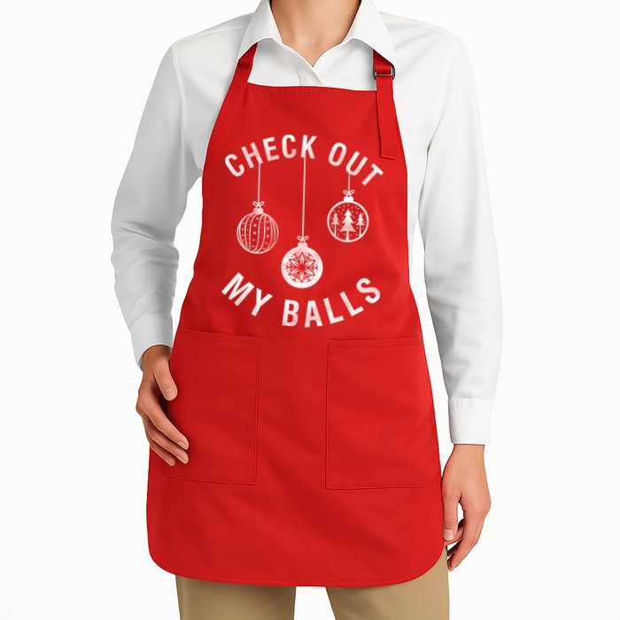 Check Out My Balls Apron