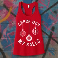 Check Out My Balls Womens Tank Top