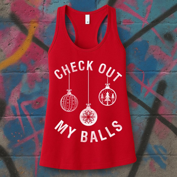 Check Out My Balls Womens Tank Top