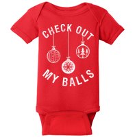Check Out My Balls Baby Bodysuit