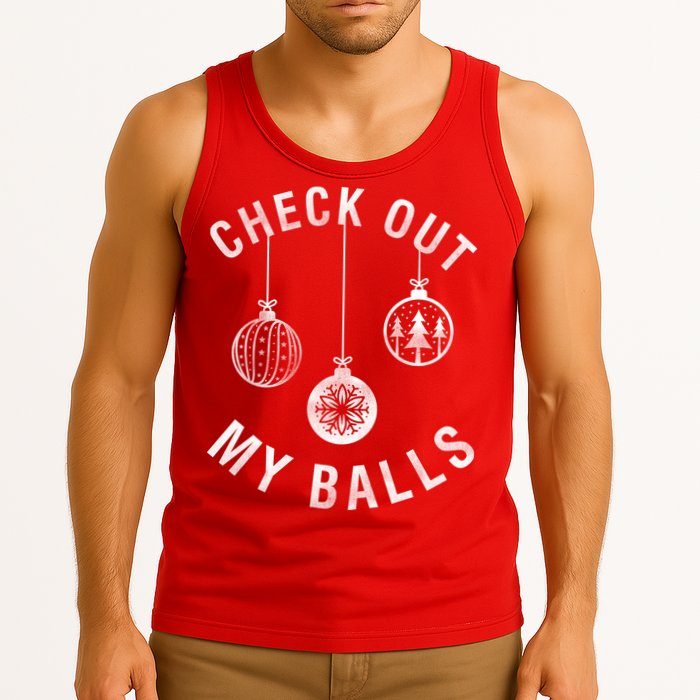 Check Out My Balls Tank Top