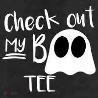 Check Out My Boo Tee 7 Panel Mesh Trucker Snapback Hat