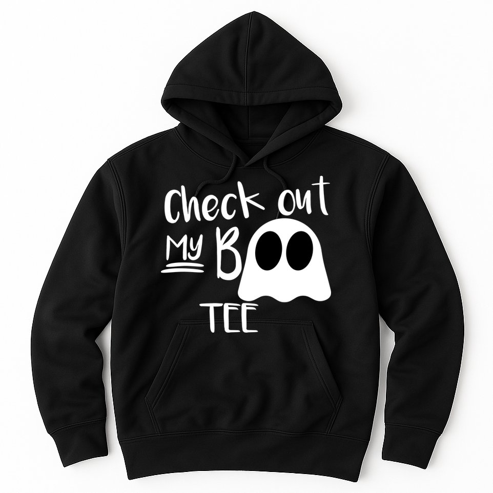 Check Out My Boo Tee Hoodie