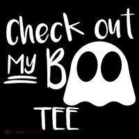 Check Out My Boo Tee 7-Panel Snapback Hat