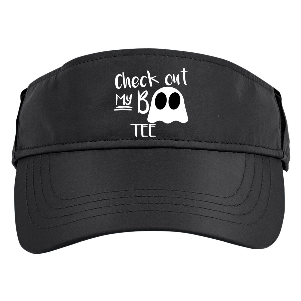 Check Out My Boo Tee Adult Drive Performance Visor