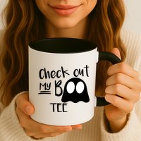 Check Out My Boo Tee Mug