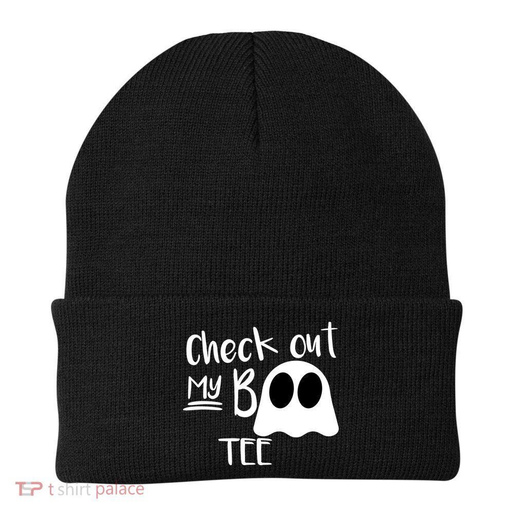 Check Out My Boo Tee Beanie