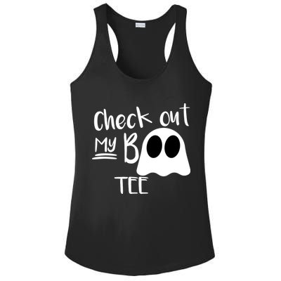 Check Out My Boo Tee Ladies PosiCharge Competitor Racerback Tank