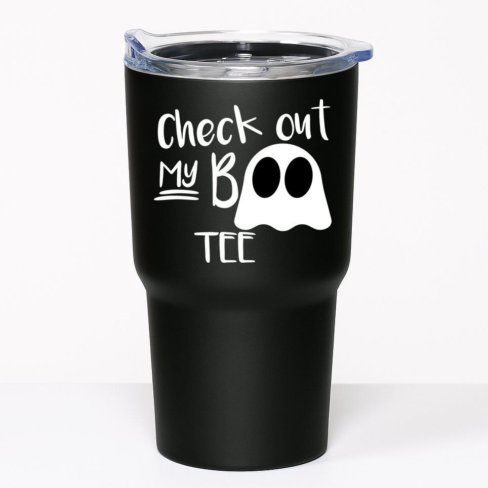 Check Out My Boo Tee Tumbler