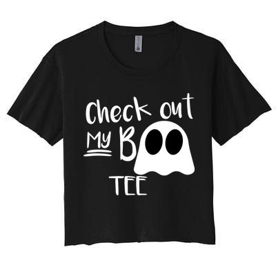 Check Out My Boo Tee Crop Top