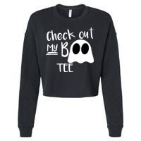 Check Out My Boo Tee Cropped Pullover Crew