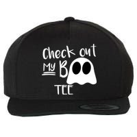 Check Out My Boo Tee Wool Snapback Cap
