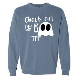 Check Out My Boo Tee Garment-Dyed Sweatshirt