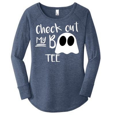 Check Out My Boo Tee Women's Perfect Tri Tunic Long Sleeve Shirt