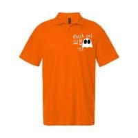 Check Out My Boo Tee Softstyle Adult Sport Polo