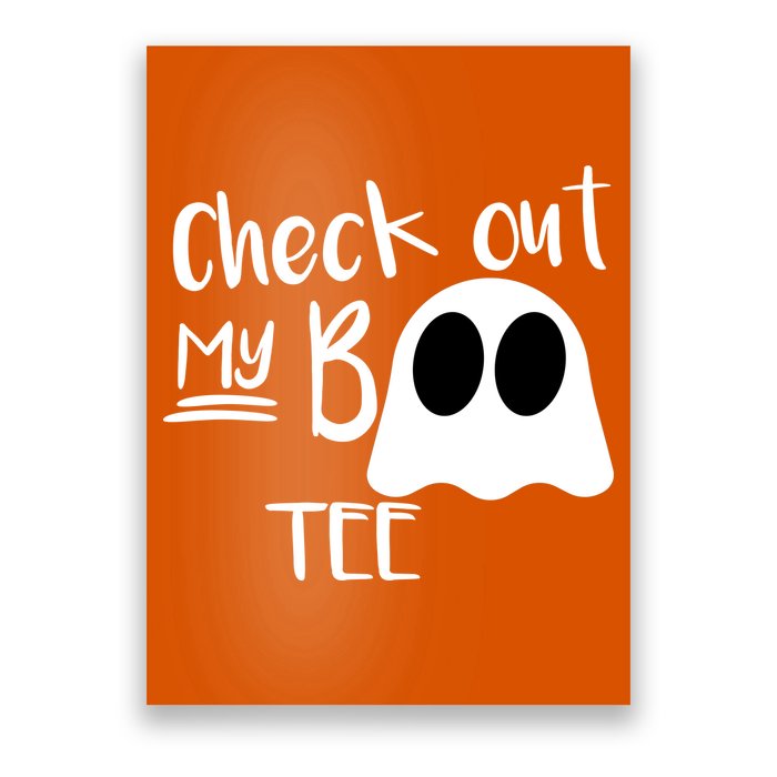 Check Out My Boo Tee Poster