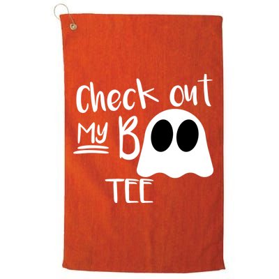 Check Out My Boo Tee Golf Towel
