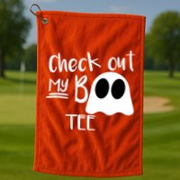 Check Out My Boo Tee Golf Towel