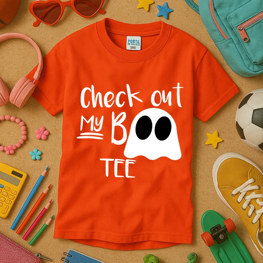 Check Out My Boo Tee Kids T-Shirt