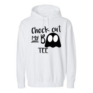 Check Out My Boo Tee Garment-Dyed Fleece Hoodie