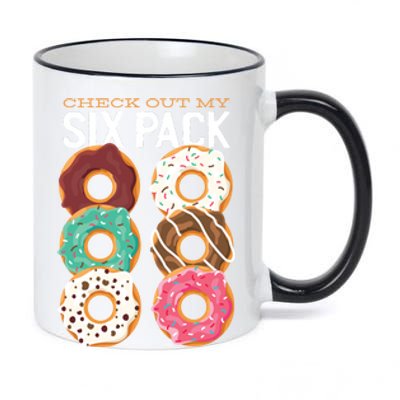 Check Out My Donut Six Pack 11oz Black Color Changing Mug