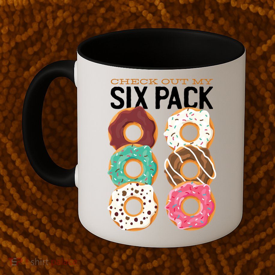 Check Out My Donut Six Pack Mug