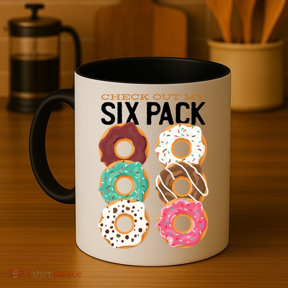 Check Out My Donut Six Pack Mug