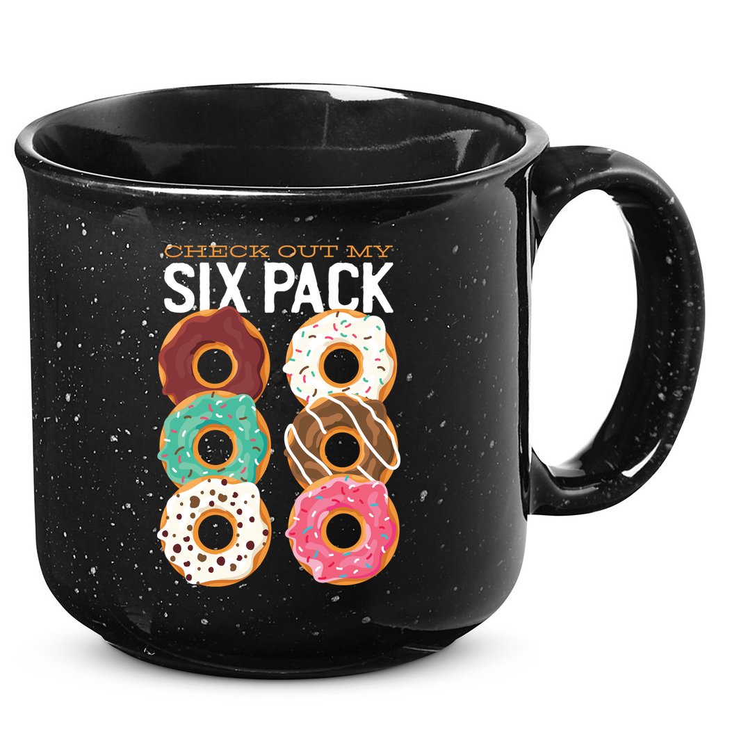 Check Out My Donut Six Pack 15oz Campfire Ceramic Mug