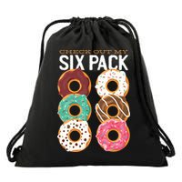 Check Out My Donut Six Pack Drawstring Bag