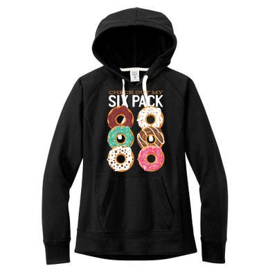 Check Out My Donut Six Pack Women's Fleece Hoodie