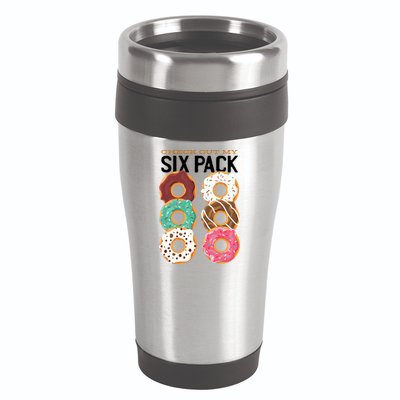 Check Out My Donut Six Pack 16oz Travel Tumbler
