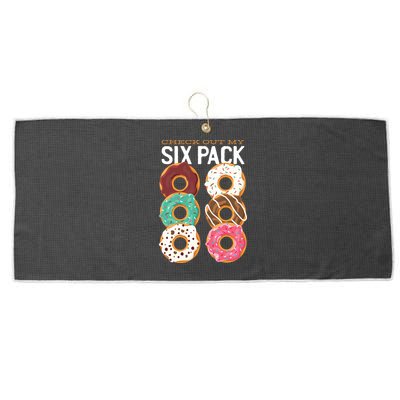Check Out My Donut Six Pack Large Microfiber Waffle Golf Towel