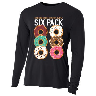 Check Out My Donut Six Pack Cooling Performance Long Sleeve Crew
