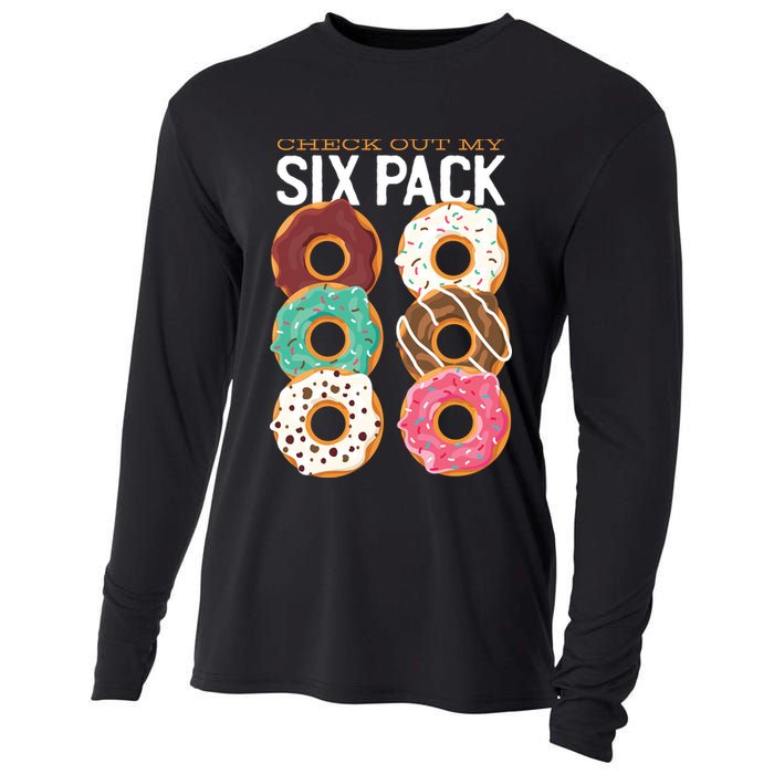 Check Out My Donut Six Pack Cooling Performance Long Sleeve Crew