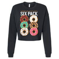 Check Out My Donut Six Pack Cropped Pullover Crew