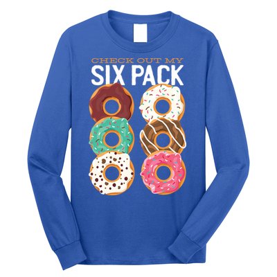 Check Out My Donut Six Pack Long Sleeve Shirt