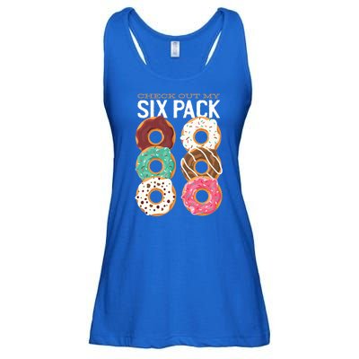 Check Out My Donut Six Pack Ladies Essential Flowy Tank