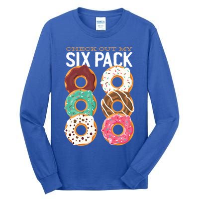 Check Out My Donut Six Pack Tall Long Sleeve T-Shirt