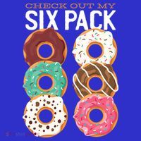 Check Out My Donut Six Pack Magnet