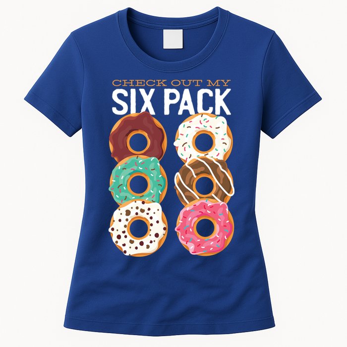 Check Out My Donut Six Pack Womens T-Shirt